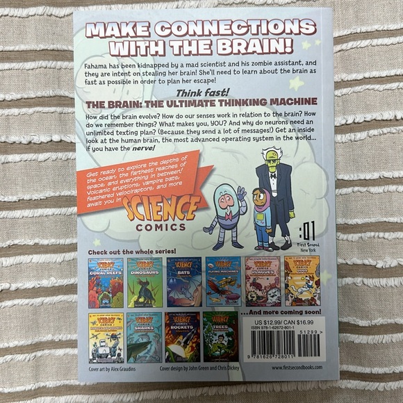 Science Comics Book - The Brain The Ultimate Thinking Machine - Picture 2 of 3